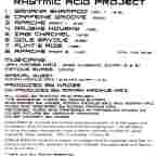 Rhytmic Acid Project - back. Klikni pro větší obrázek v novém okně.